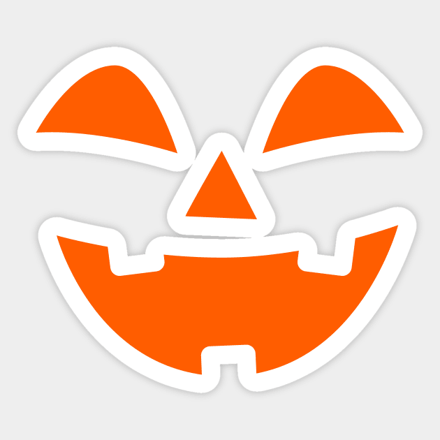 Pumpkin face Sticker by Vappi